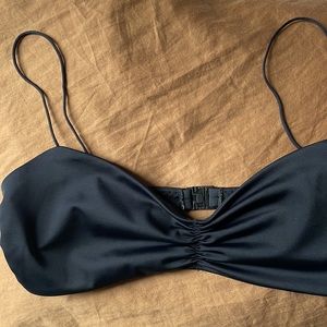 Wanderlust Estelle Black Bikini Top Medium